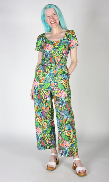 Whinchat Jumpsuit - Parrot Jungle