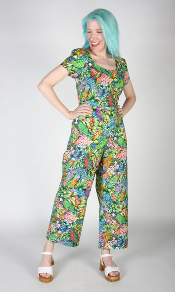 Whinchat Jumpsuit - Parrot Jungle