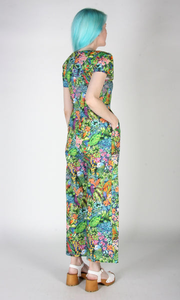 Whinchat Jumpsuit - Parrot Jungle