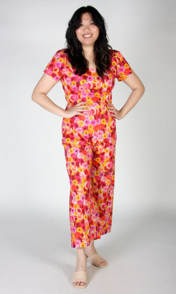 Whinchat Jumpsuit - Petal Party