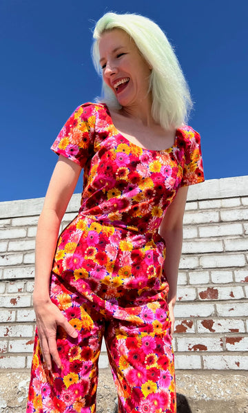 Whinchat Jumpsuit - Petal Party