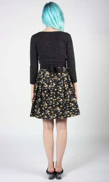 RN1732 - 4 - Akialoa Skirt - Gold Fans