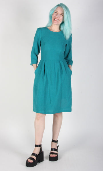 RN1742 - 2 - Whistling Snipe Dress - Teal