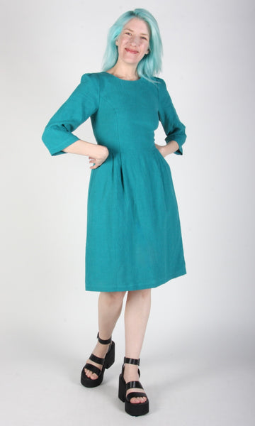 RN1742 - 2 - Whistling Snipe Dress - Teal