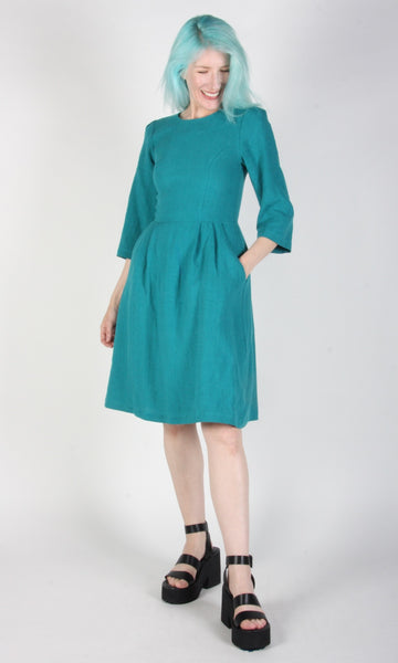 RN1742 - 2 - Whistling Snipe Dress - Teal