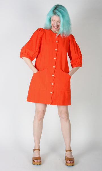 Wideawake Dress - Blood Orange