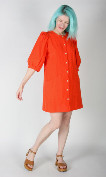 Wideawake Dress - Blood Orange