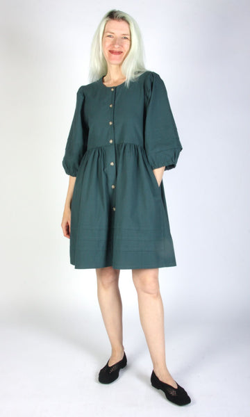 Willow Warbler Dress - Blue Spruce