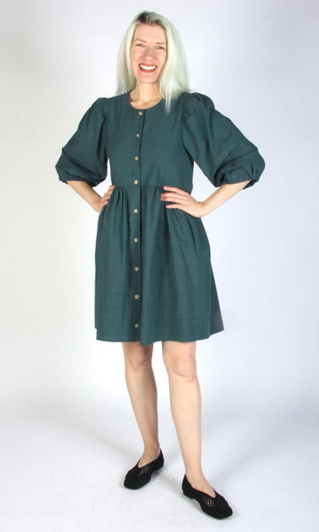 Willow Warbler Dress - Blue Spruce