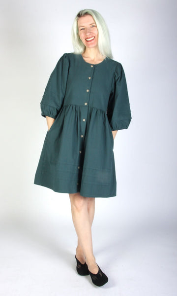 Willow Warbler Dress - Blue Spruce