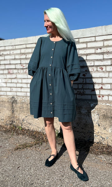 Willow Warbler Dress - Blue Spruce