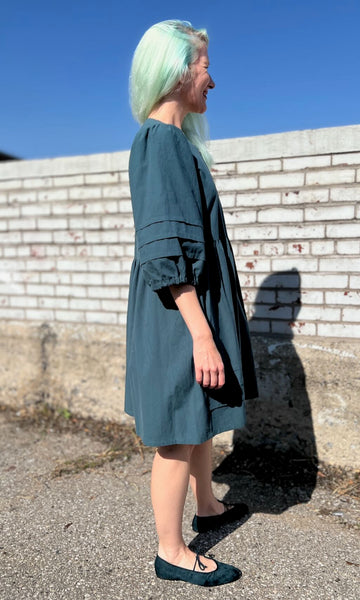 Willow Warbler Dress - Blue Spruce