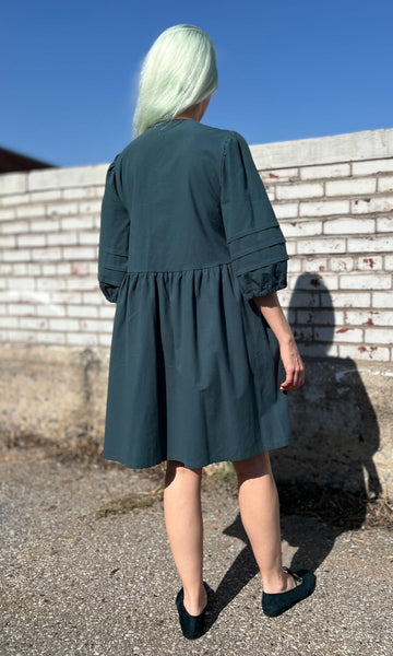 Willow Warbler Dress - Blue Spruce