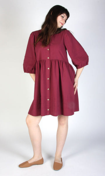 Willow Warbler Dress - Grape