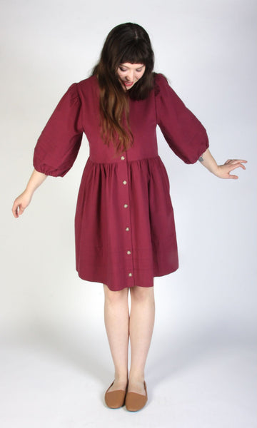 Willow Warbler Dress - Grape