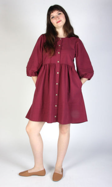Willow Warbler Dress - Grape