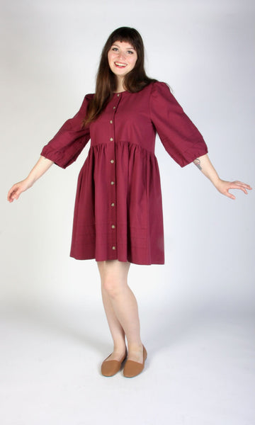 Willow Warbler Dress - Grape