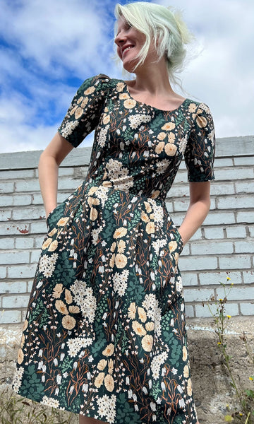 RN1712 - 12- Winter Chippy Dress - Bellflower