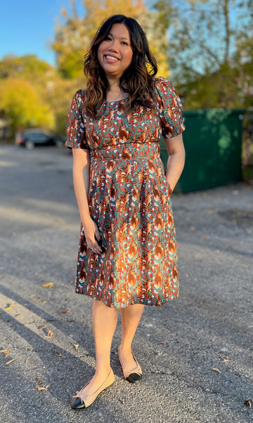 Winter Chippy Dress - Hare Berry