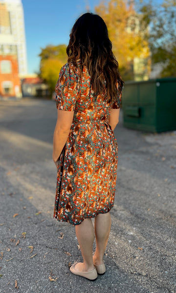 Winter Chippy Dress - Hare Berry