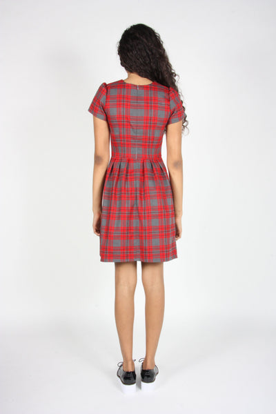 RN1325 - 8 - Woodnymph Dress - Red Plaid