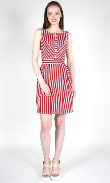RN1605 - 14 - Iora Skirt - Red Stripes