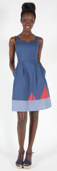 RN979 - 2 - Mouette Dress - Blue