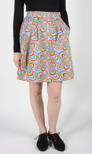 Akialoa Skirt - Rainbow Tangle