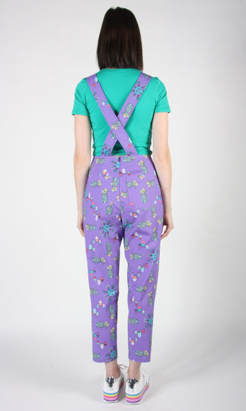 Bunting Overalls - Purple Pineapple Party