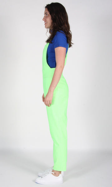Currawong Overalls - Neon Lime