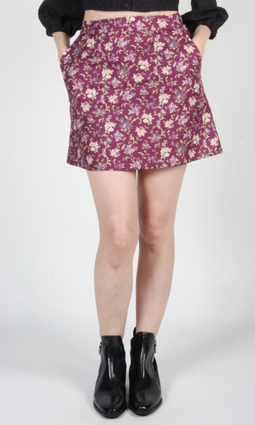 Échasse Skirt - Purple Posy