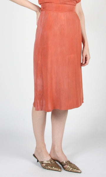 Tournepierre Skirt - Sand Washed Coral