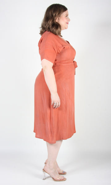 Hookbill Dress - Sand Washed Coral