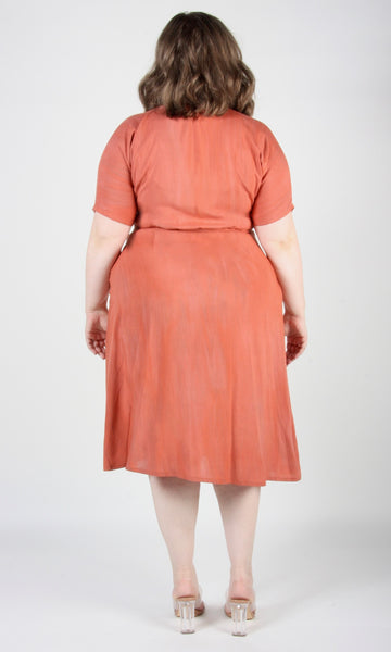 Hookbill Dress - Sand Washed Coral