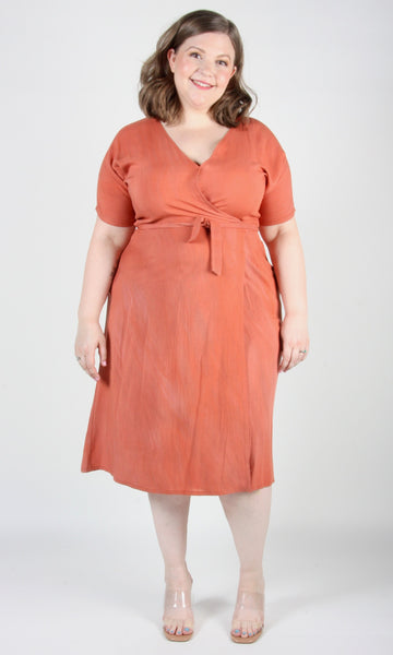 Hookbill Dress - Sand Washed Coral