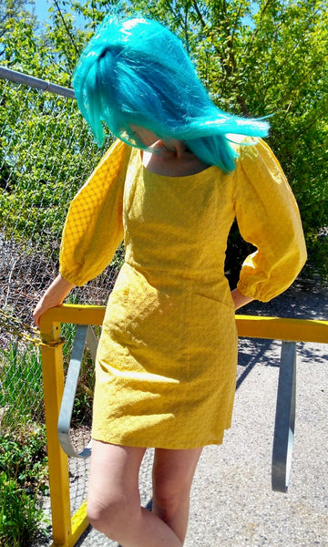 Hummingbird Dress - Yellow