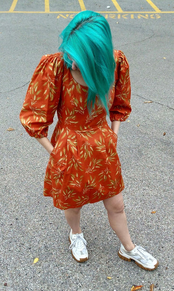 Courian Dress - Autumn Wheat