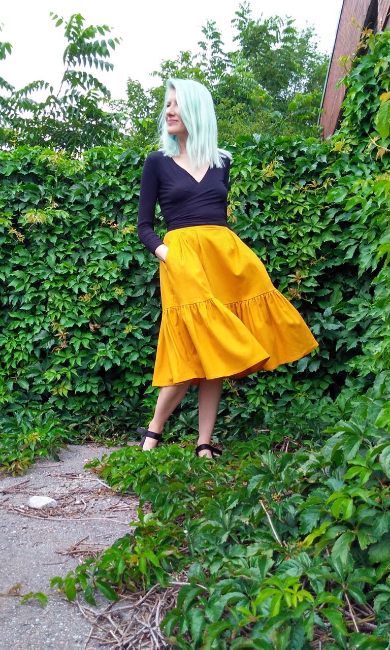 Petronia Skirt - Saffron