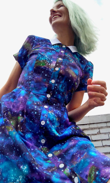 Locustelle Dress - Milky Way