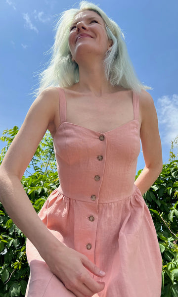 Thistlebird Dress - Peach