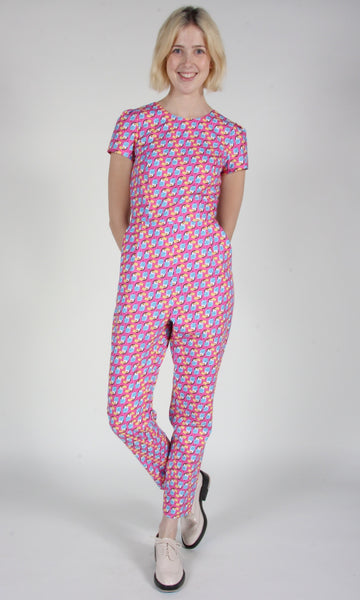 Gyrfalcon Jumpsuit - Pink Toucans