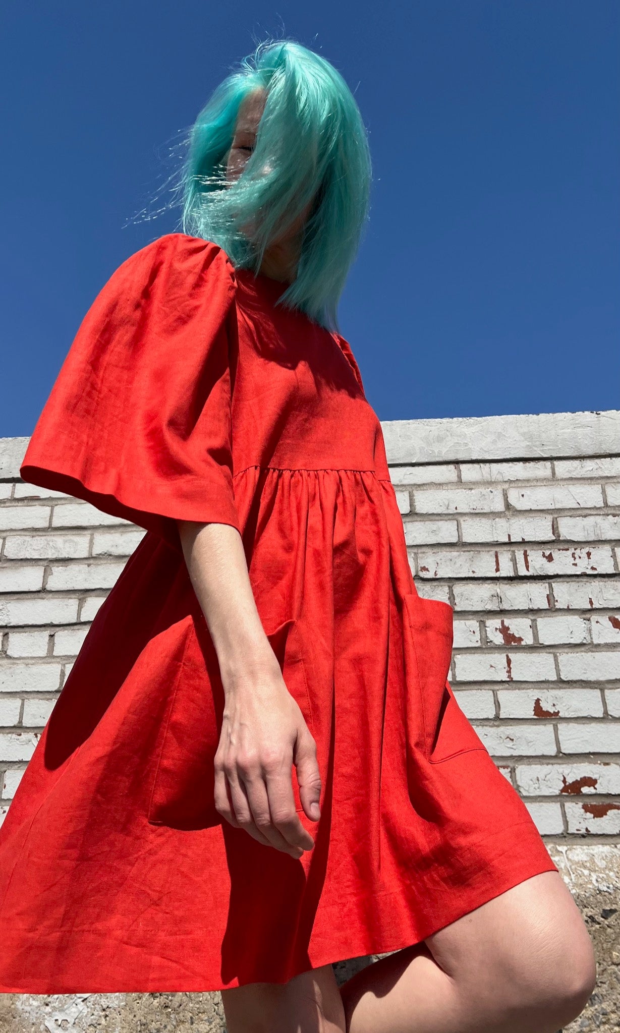 Chimney Swift Dress - Poppy
