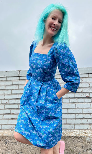 Helldiver Dress - Blue Veronica