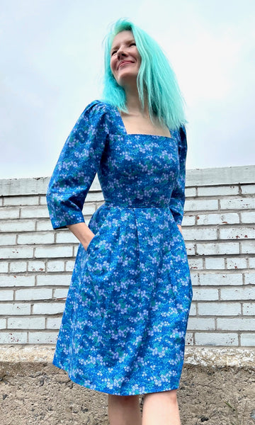 Helldiver Dress - Blue Veronica