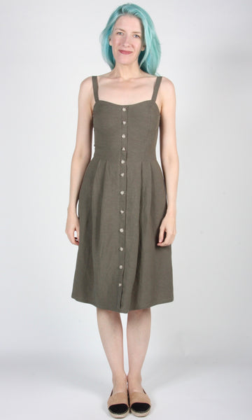 Pluvier Dress - Olive