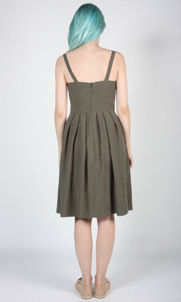 Pluvier Dress - Olive