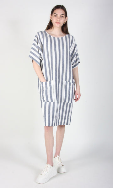 Wood Robin Dress - Cabana Stripe