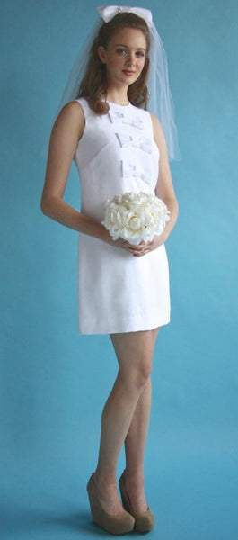 SS132 - 6 - Flutter Dress - White